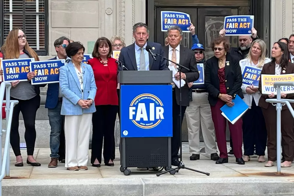 Sen. Andrew Zwicker pushes the FAIR Act in the State House Annex in Trenton on Sept. 24, 2026. (Rick Rickman, Townsquare Media NJ)