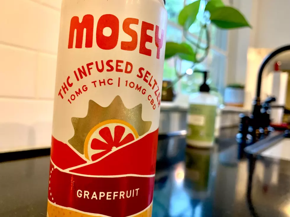 A 10 mg Mosey THC seltzer. Liquor stores in New Jersey can't sell drinks like this after Nov. 13. | Photo by EJ Johnson