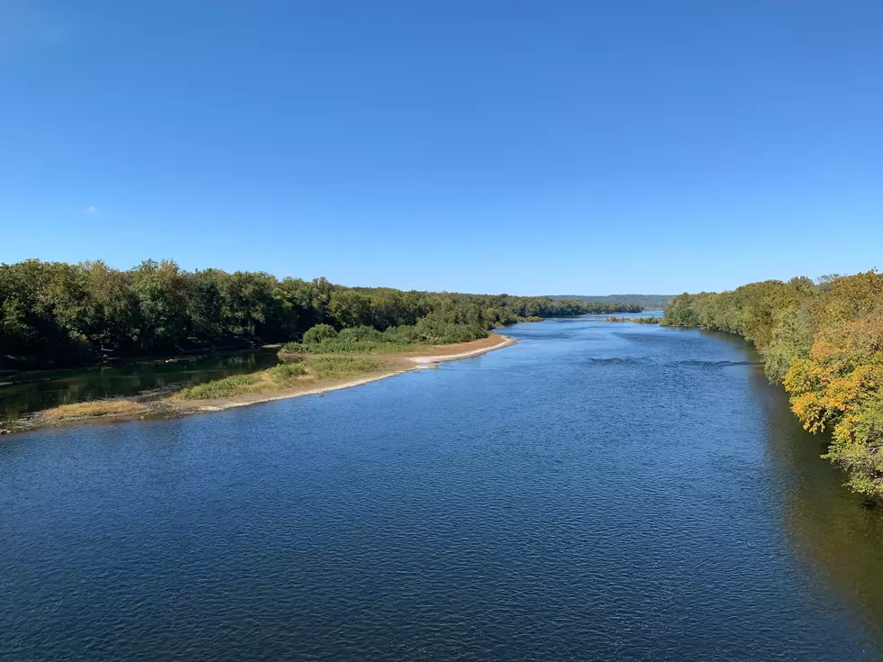The Delaware River from the Scudder Falls Bridge. (Eric ‘EJ’ Johnson/Townsquare Media NJ)