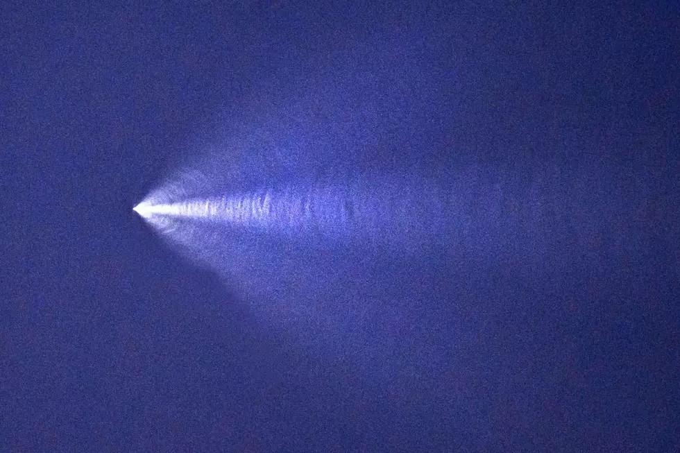 SpaceX launch seen from Long Beach Island Tues., Oct. 13, 2026