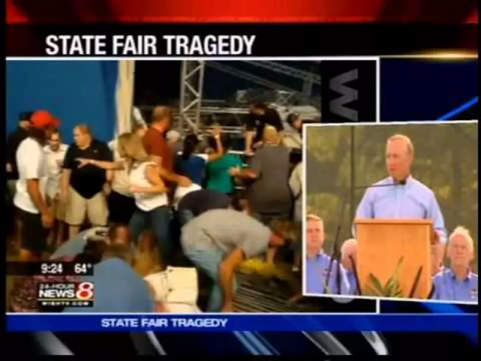 Indiana Governor Remembers Lives Lost and Heros in State Fair Stage Collapse [VIDEOS]