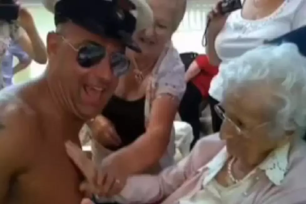 100 Year Old Birthday Girl Gets Stripper [VIDEO]