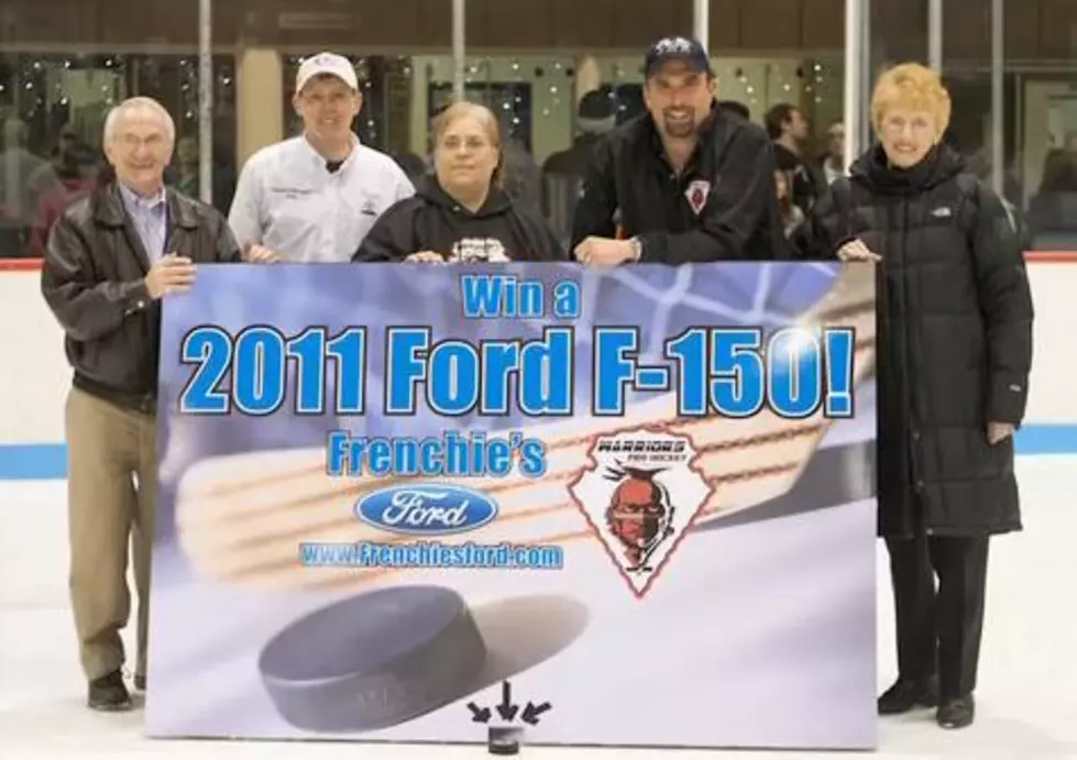 59 Year Old New York Woman Wins Truck With One in a Million Hockey Shot [VIDEO]