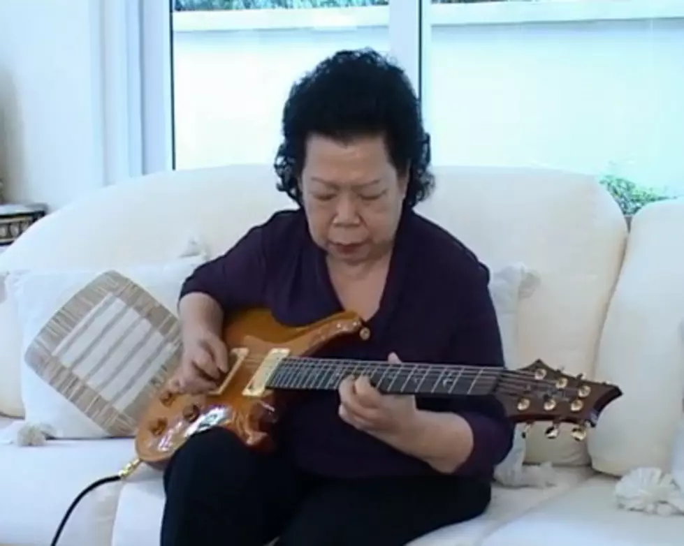 Grandma Plays a Mean Electric Guitar [VIDEO]