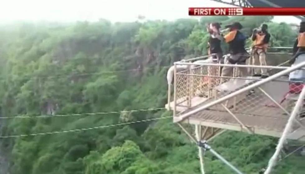 Woman Survives Bungee Jump After Cord Snaps [VIDEO]