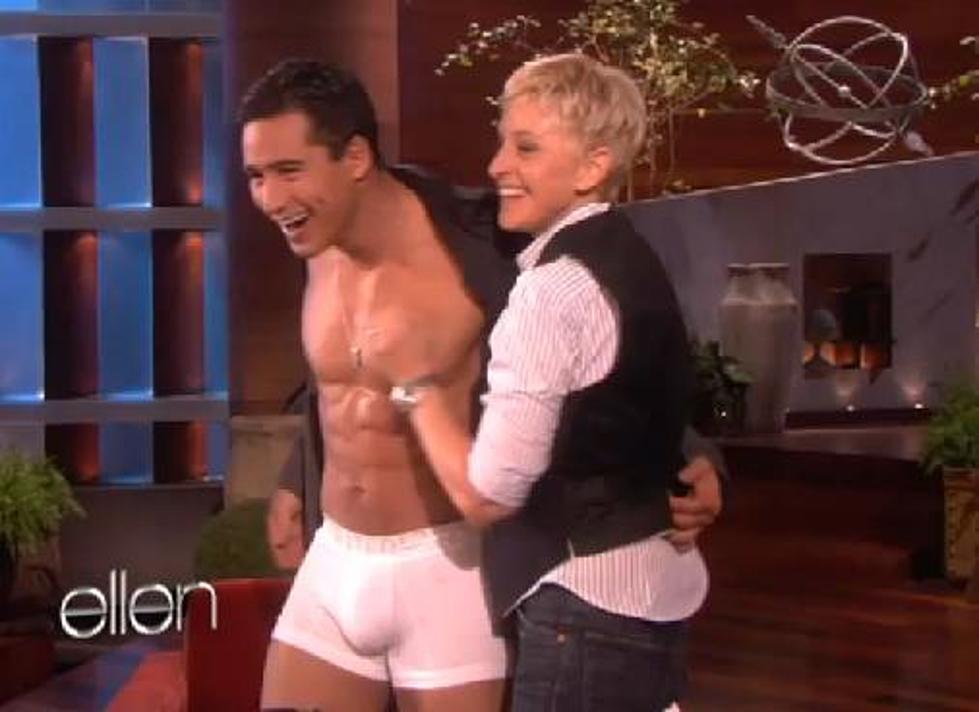 Mario Lopez Strips for Ellen [VIDEO]