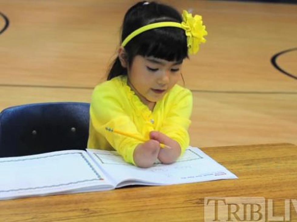 ‘Cute Kid’ of the Day Wins Penmanship Award With No Hands