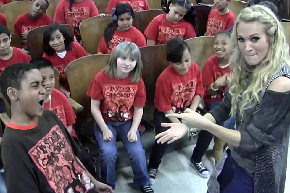 Carrie Underwood Stops by Elementary School to Perform ‘Good Girl’ With Fifth Grade Chorus