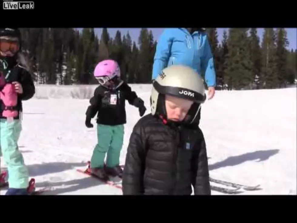 ‘Cute Kid’ of the Day Falls Asleep Skiing [VIDEO]