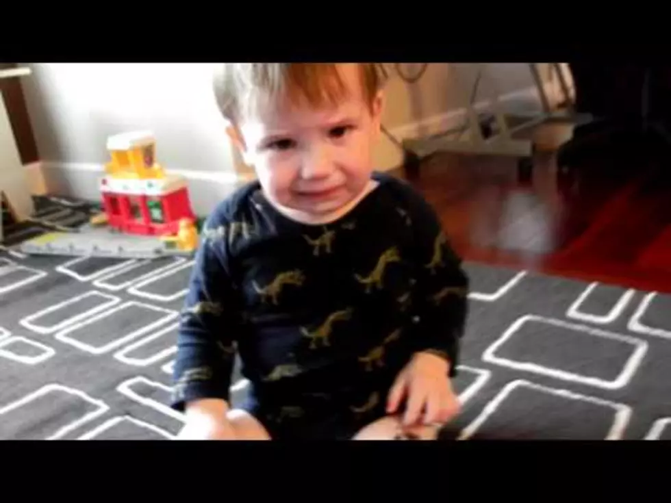‘Cute Kid’ of the Day Doesn’t Like His Temporary Tattoo [VIDEO]