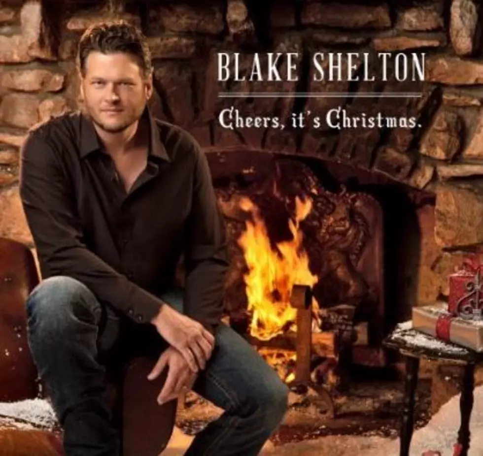 Blake Shelton Celebrates Release of Christmas CD with Holiday Hair Do