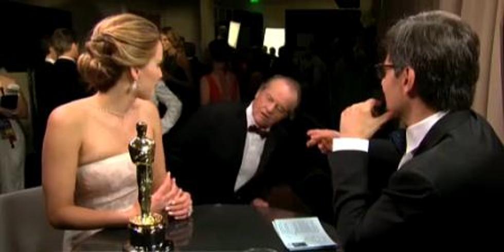 Jack Nicholson Hits on Jennifer Lawrence at the Oscars [VIDEO]