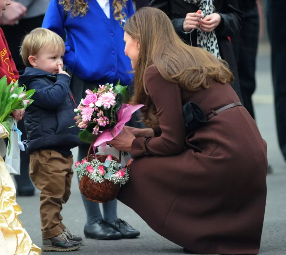 Did Kate Middleton Reveal She&#8217;s Having a Girl While Meeting the Public, Including Boy Picking His Nose