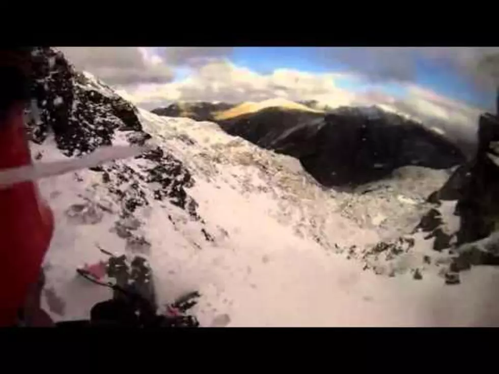 Ice Climber Falls 100 Feet Down a Mountain While Wearing a Helmet Cam [VIDEO]