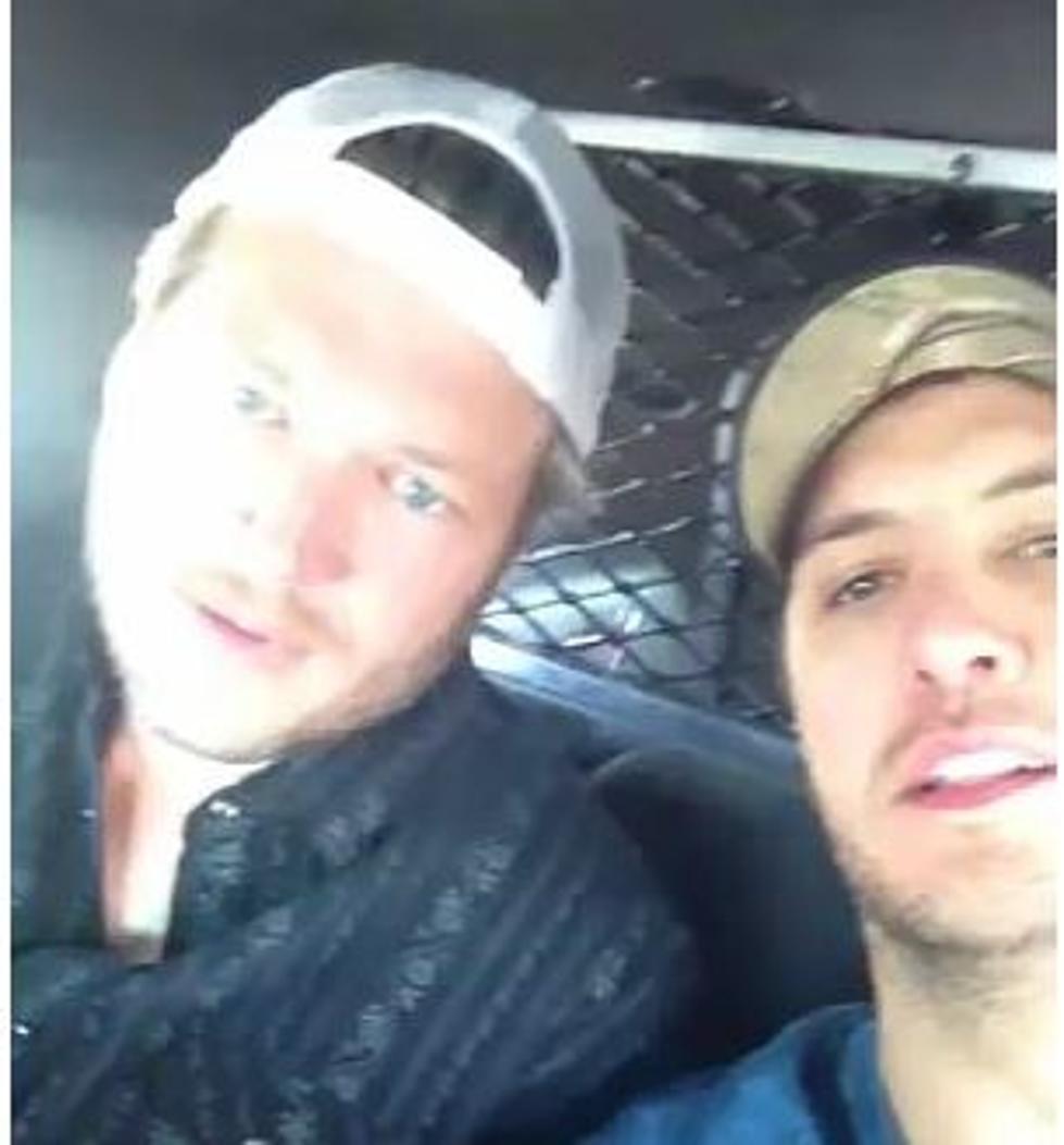 Blake Shelton & Luke Bryan in Cop Car in Vegas [VIDEO]