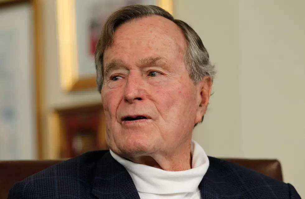George H.W. Bush Shaved His Head to Support a Two-Year-Old with Cancer