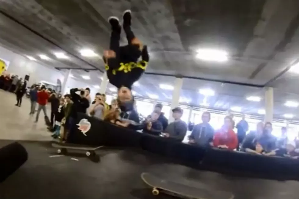 Amazing Skateboard To Skateboard Backflip [VIDEO]