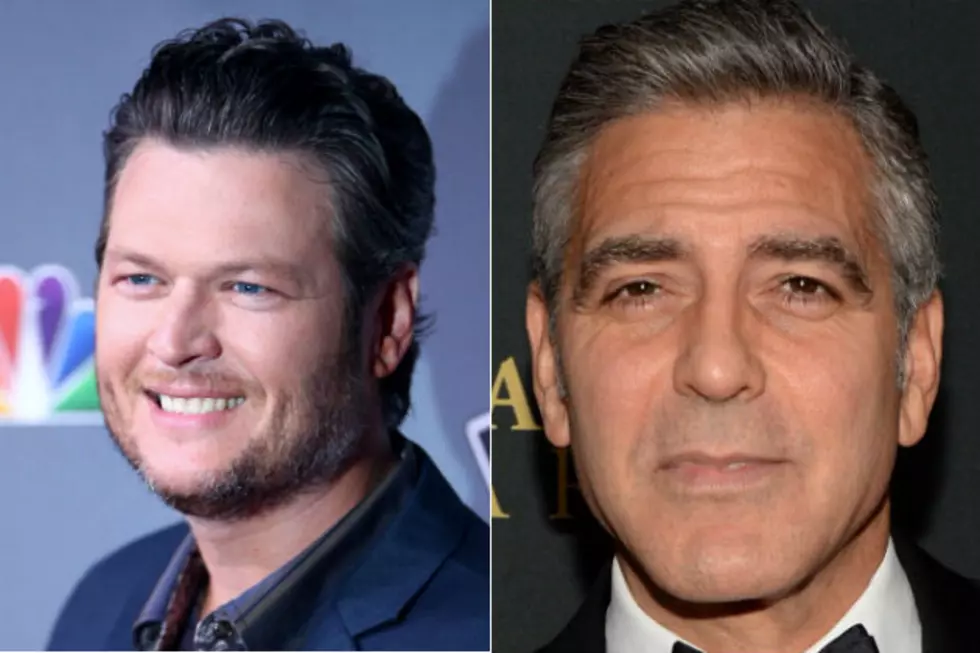 Blake Shelton’s Newest Fan-George Clooney! [VIDEO]