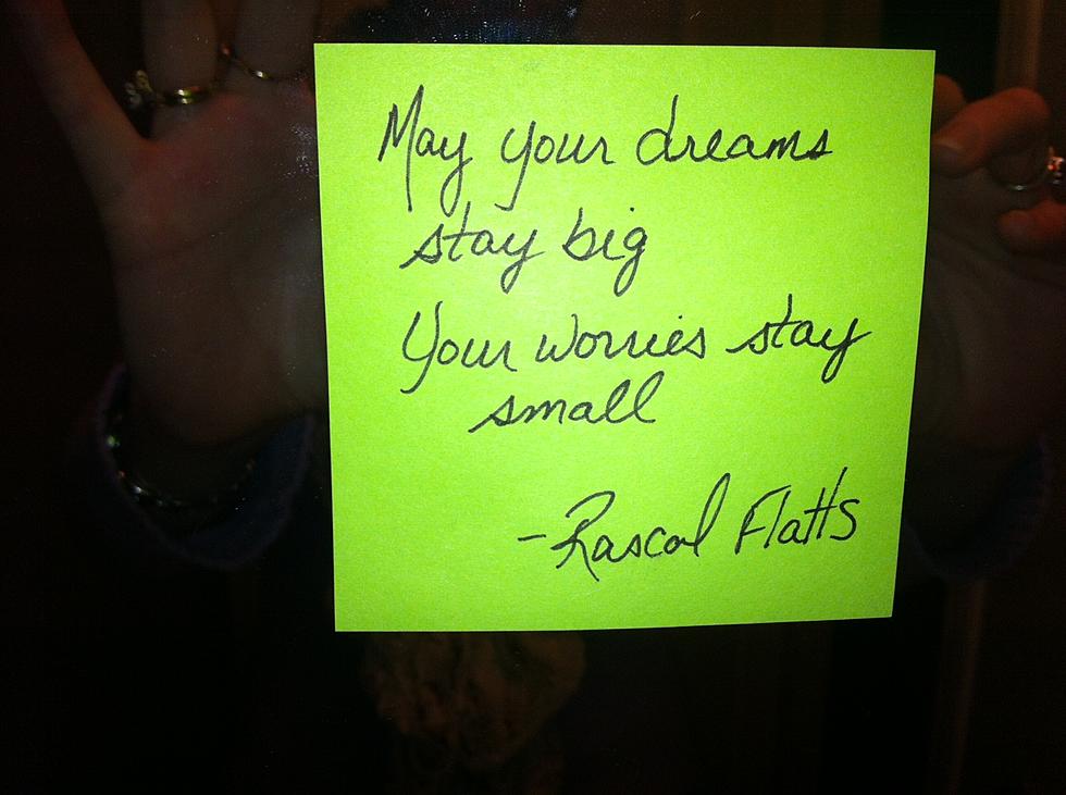 Tuesday February 11th Postive Post Comes From Rascal Flatts