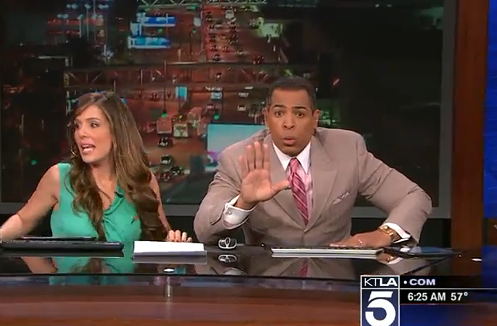 TV Reporters React to LA Earthquake Live on Air [WATCH]