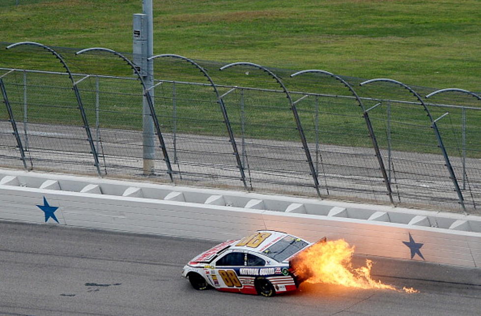 Dale Jr. Has Close Call Early During The Duck Commander 500 In Texas [VIDEO]