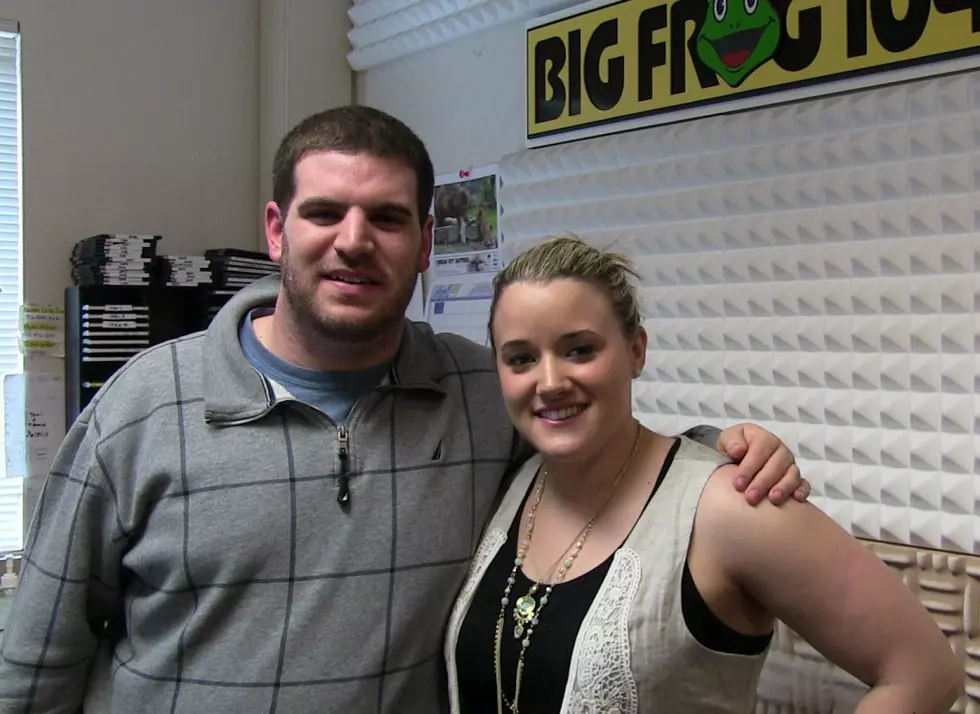 Up-And-Coming Country Singer Kayla Calabrese Visits Big Frog 104 [PHOTOS] + [VIDEO]