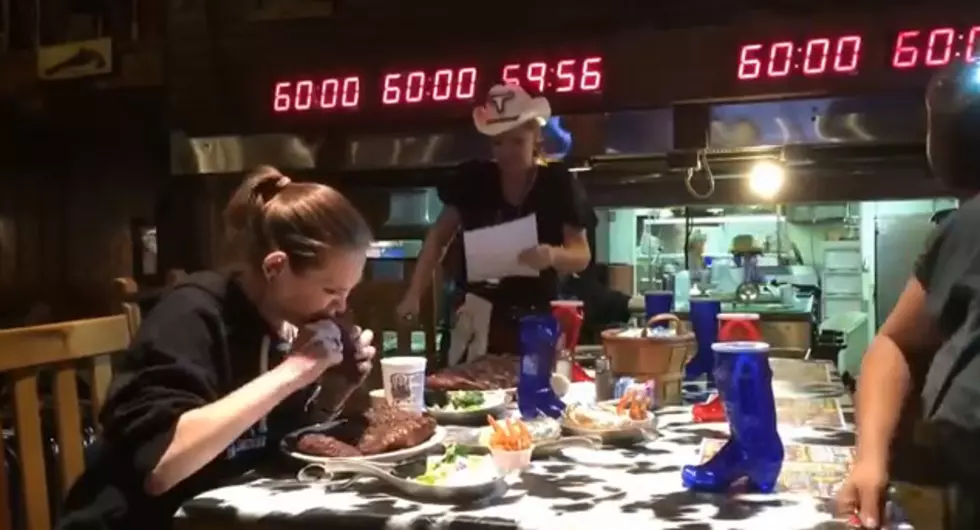 Mother Of Four Breaks Record By Eating 9 Pounds Of Steak [WATCH]