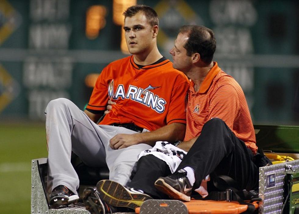 Miami Marlins Pitcher Gets Hit In The Head By Line-Drive [VIDEO]
