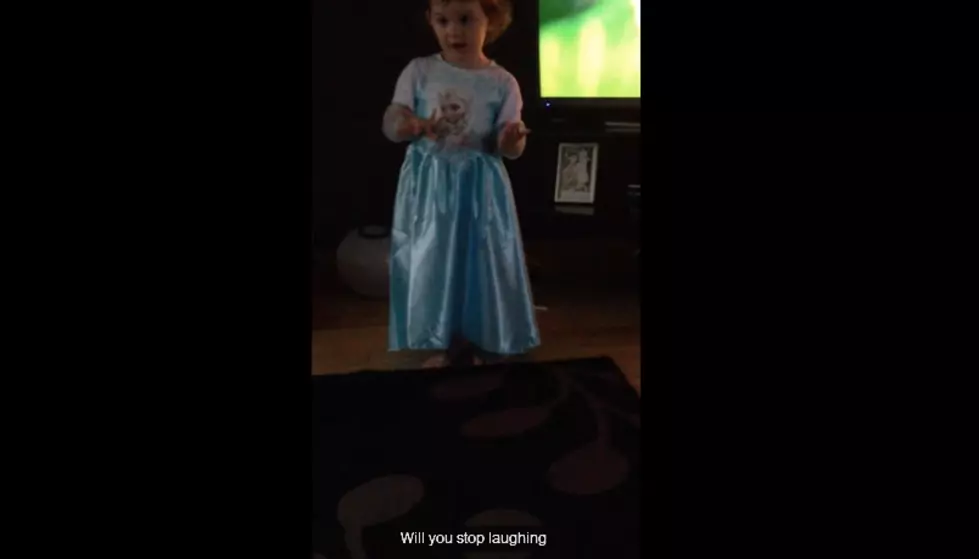 Don’t Mess With This 2-Year-Old When She’s Trying To Sing ‘Frozen’ [WATCH]