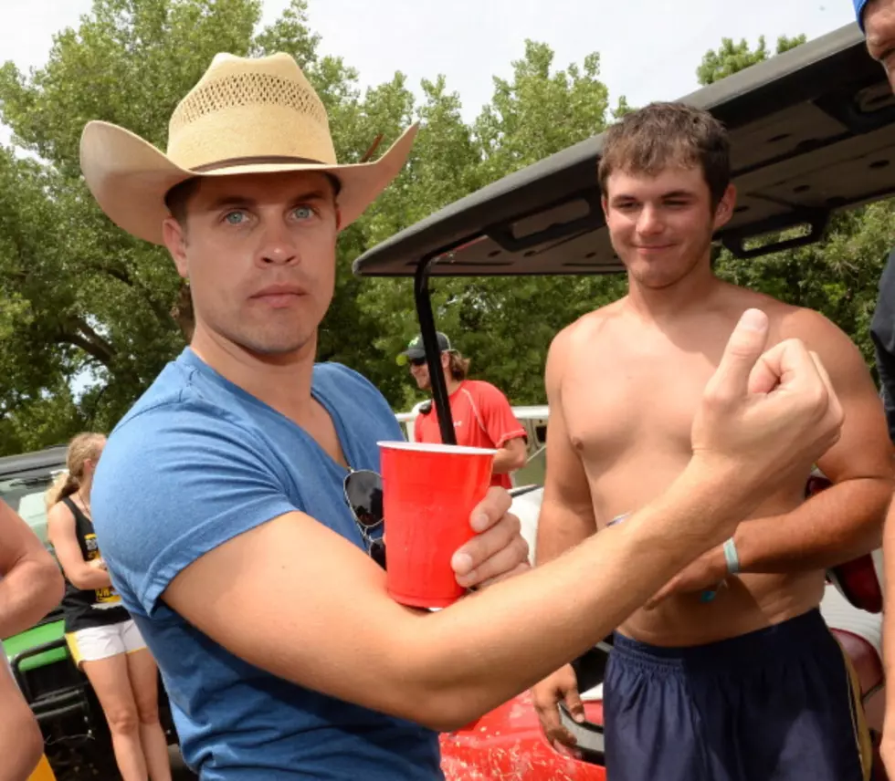 Fan Nails Dustin Lynch In the Face With A Beer Can [VIDEO]