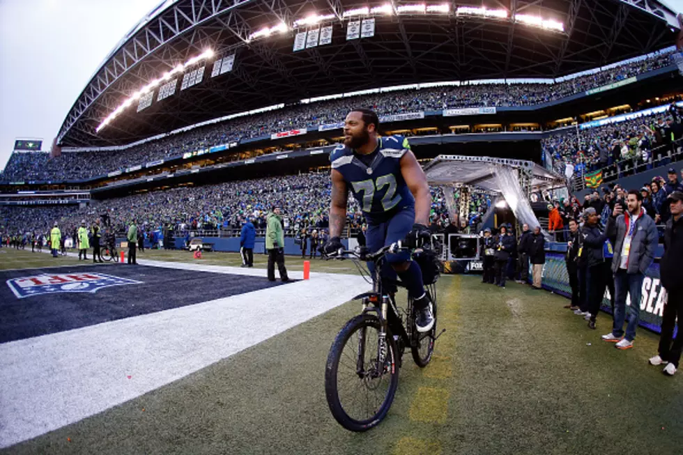 Russell Wilson Crys, Michael Bennett Rides Bike After Improbible NFC Championship Win [VIDEO]