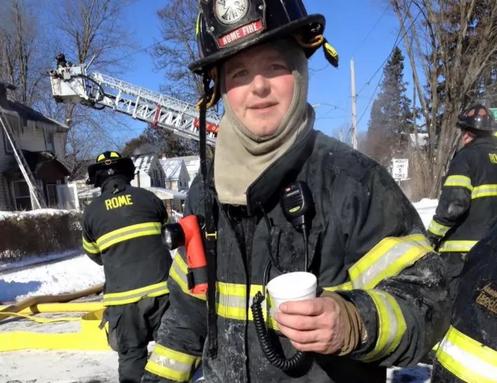 Firefighters Battling Rome Blaze in Frigid Weather Warm Up Thanks to a Random Act of Kindness