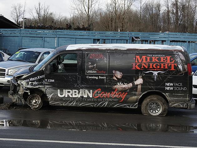 Mikel Knight&#8217;s Controversial Street Team Van Crashes in Central New York [PHOTOS]