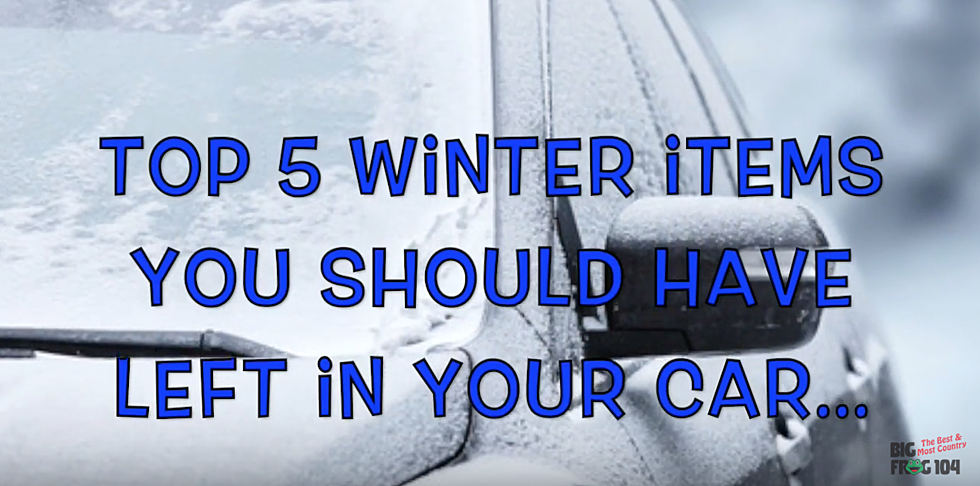 5 Winter Items You Should Have Left in Your Vehicle [VIDEO]
