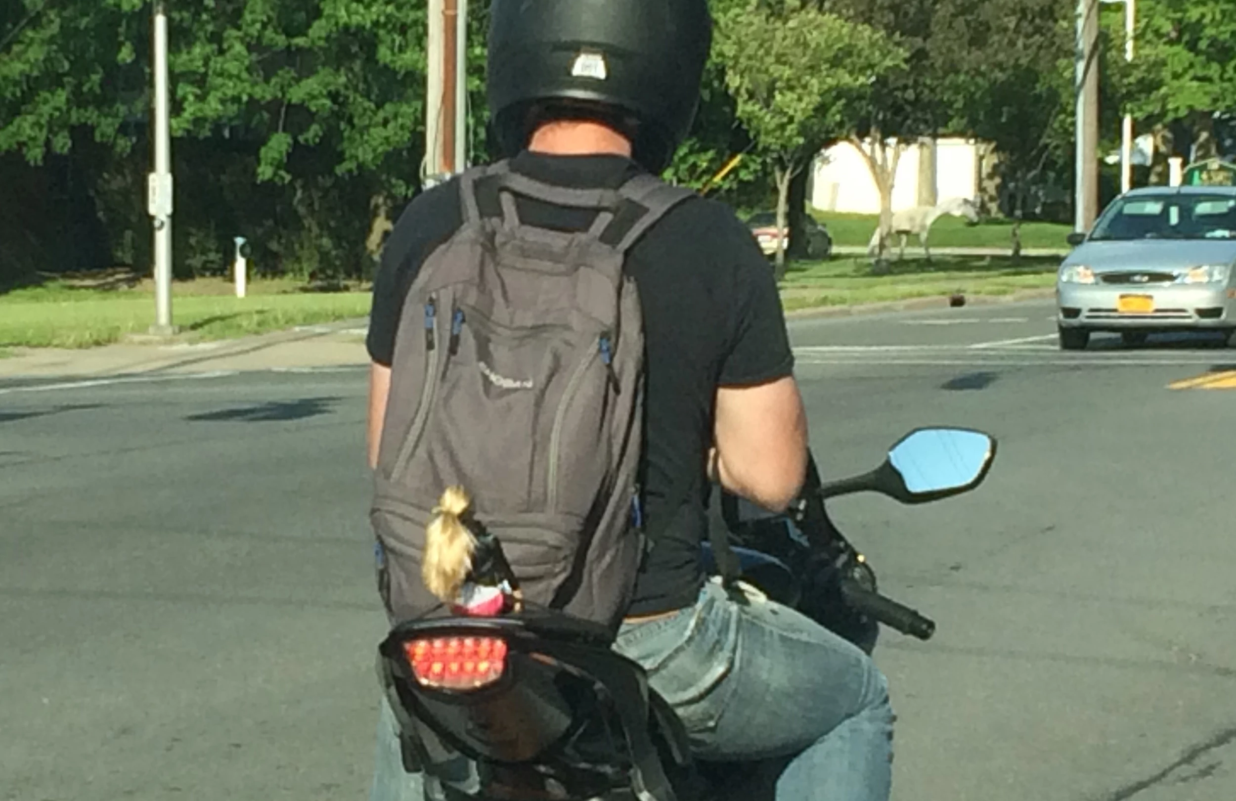 barbie on motorcycle