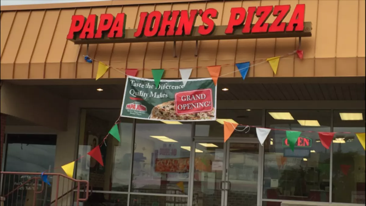 Papa John's Reopens In New Hartford