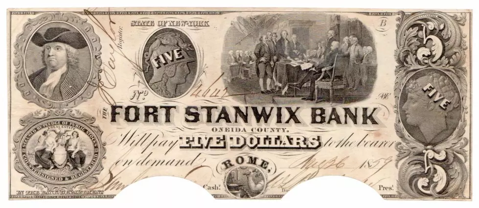 Rare Fort Stanwix Bank $5 Bill Available On eBay