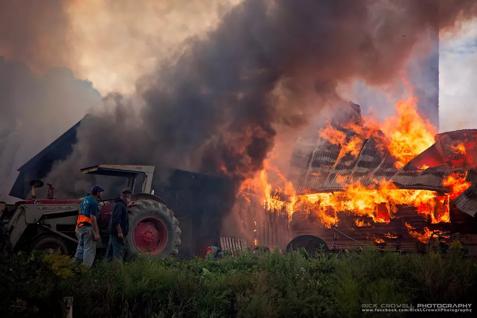 See New Berlin Family Farm Go Up in Flames in Heartbreaking Photos