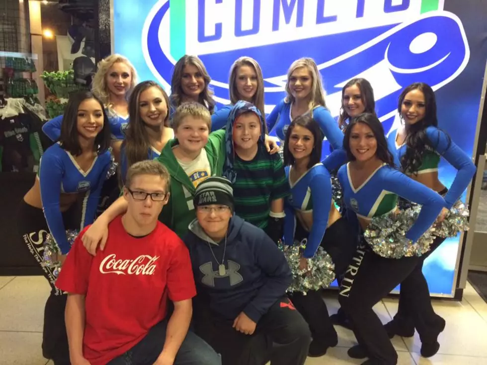 Bullied Oneida Boy Spends Special Night With the Comets