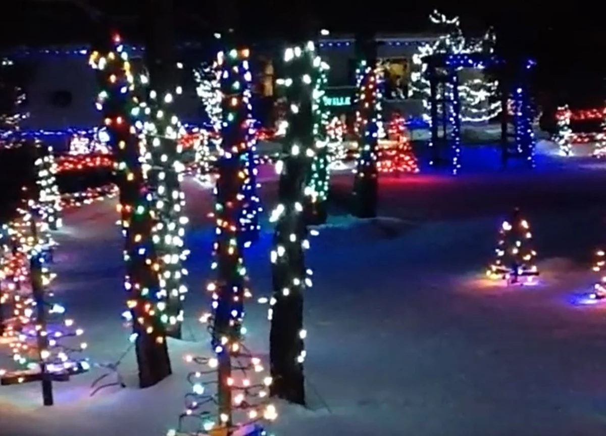 40,000 Christmas Lights Light Up Upstate New York