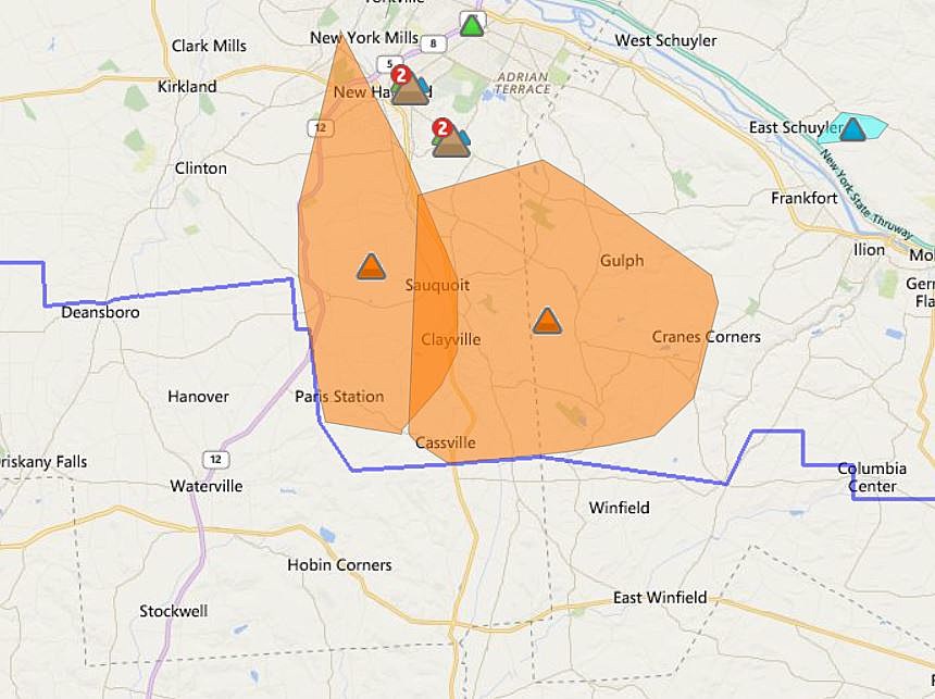 national grid power outage map