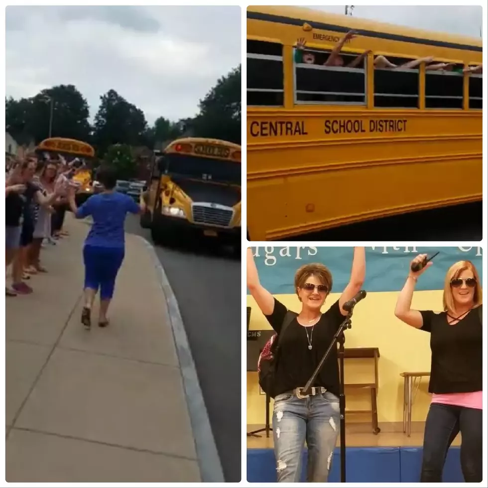 Students and Retired Teacher Get Epic Send Off at Camden Elementary