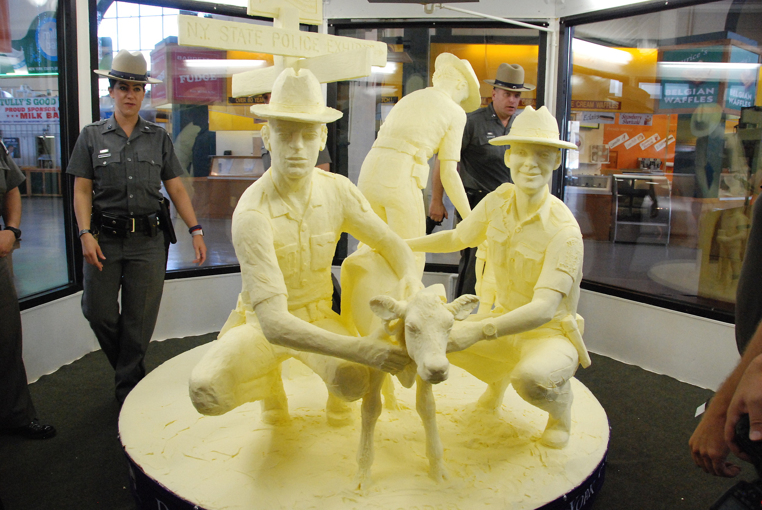 Live at The Fair 2012: The state fair butter sculpture is  a