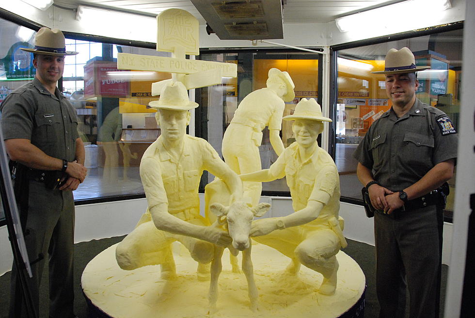 2017 NY State Fair Butter Sculpture ‘Salutes’ NYS Troopers