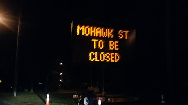 Mohawk Street Closing in Whitesboro