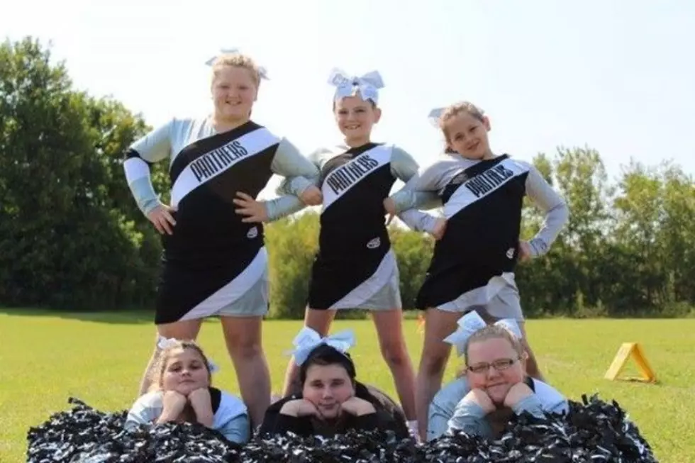 Mid-York Panther Cheer Team Collecting Cards For Troops