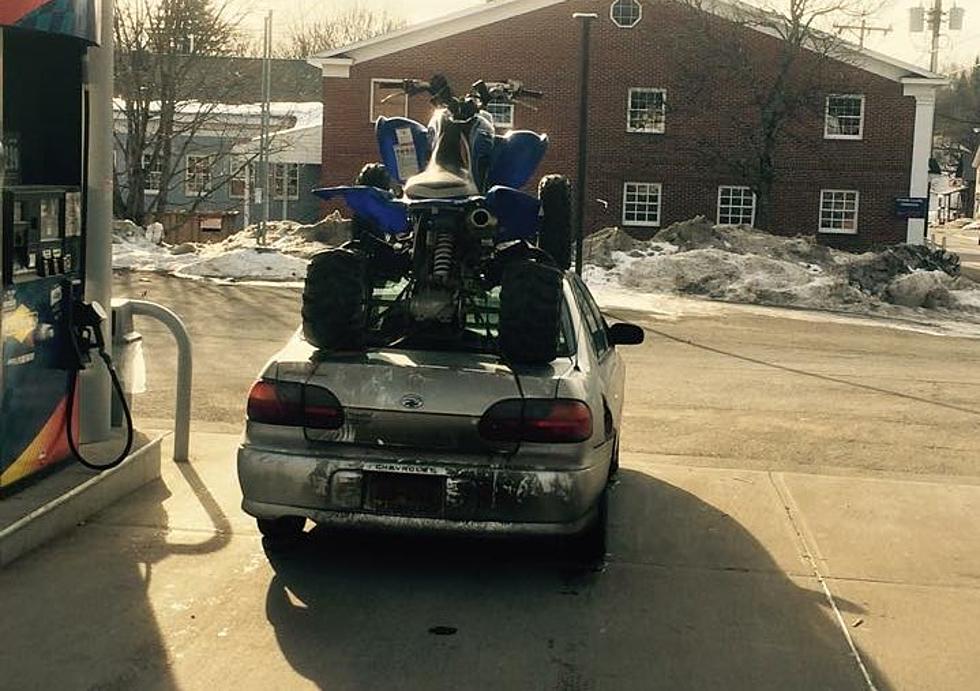 You Might Be a Central New York Redneck if You Haul Your ATV on Your Car