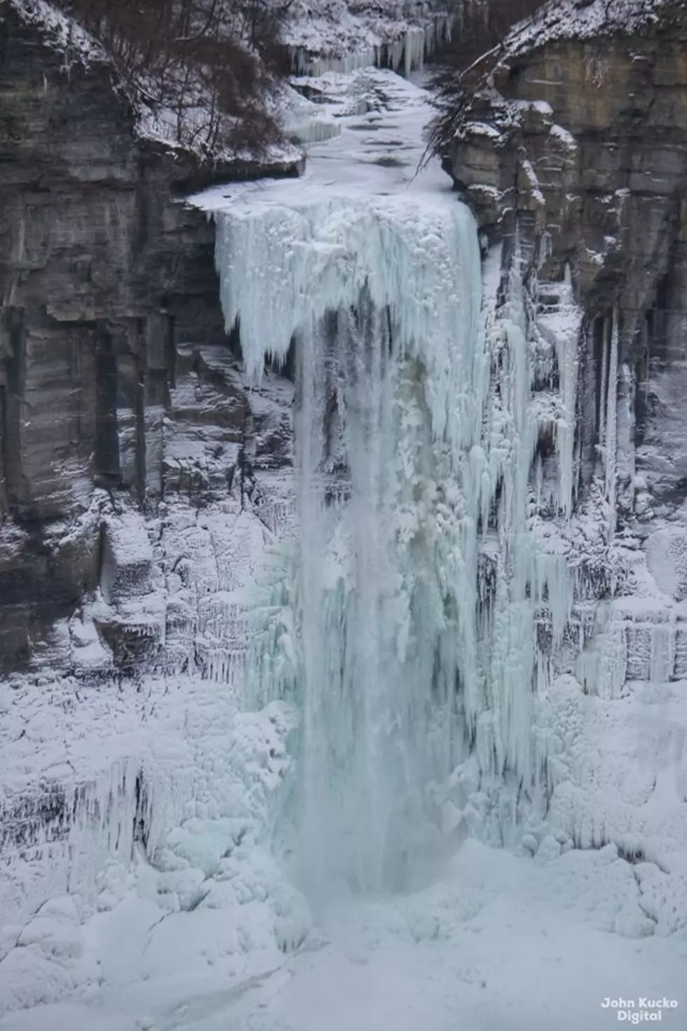 NY Falls Frozen Over