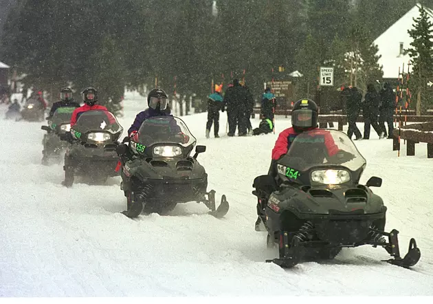 Snowmobile Poker Run In Boonville