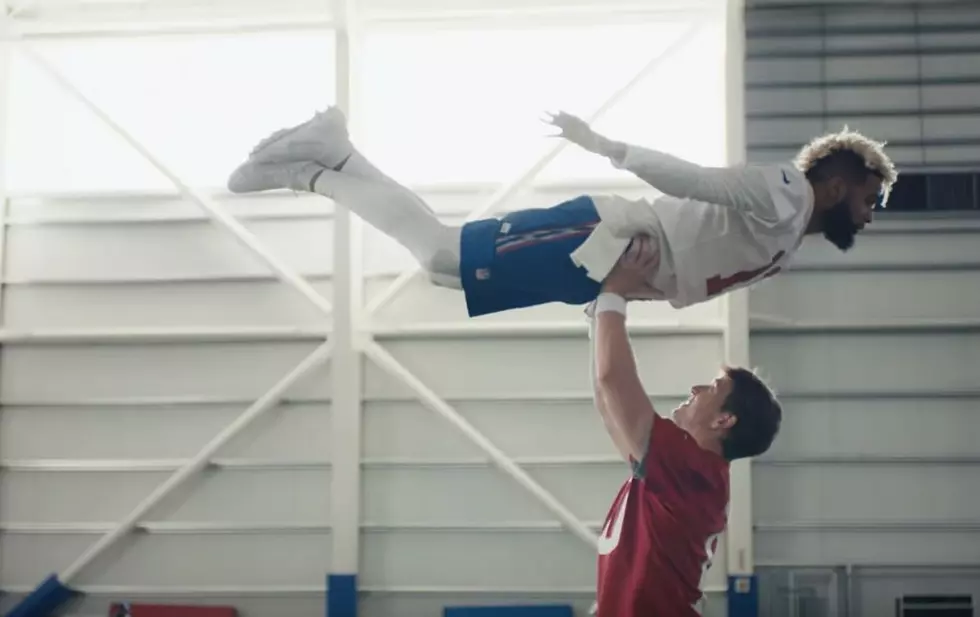 Eli Manning and OBJ Do a Little Dirty Dancing in Super Bowl Ad